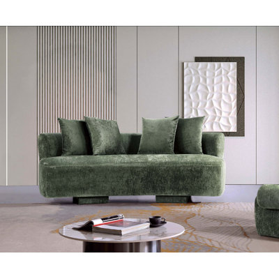 Verandah Modern Chenille Upholstered Sofa by Manhattan Comfort