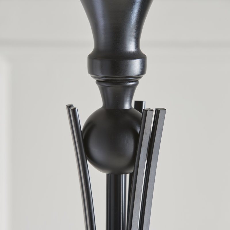Feroz 175.5cm Black Torchiere Floor Lamp