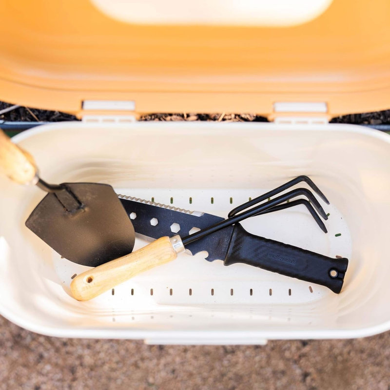 Plastic Tool Box, Daffodil Yellow