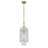 Libby Langdon Adona 1 Light Aged Brass Pendant