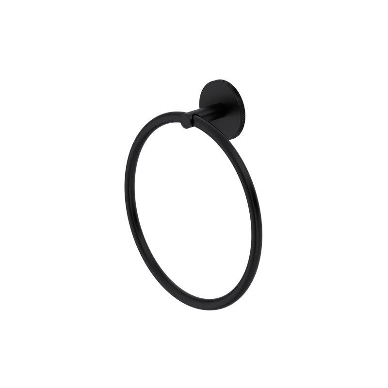 Amahle Towel Ring, Matte Black