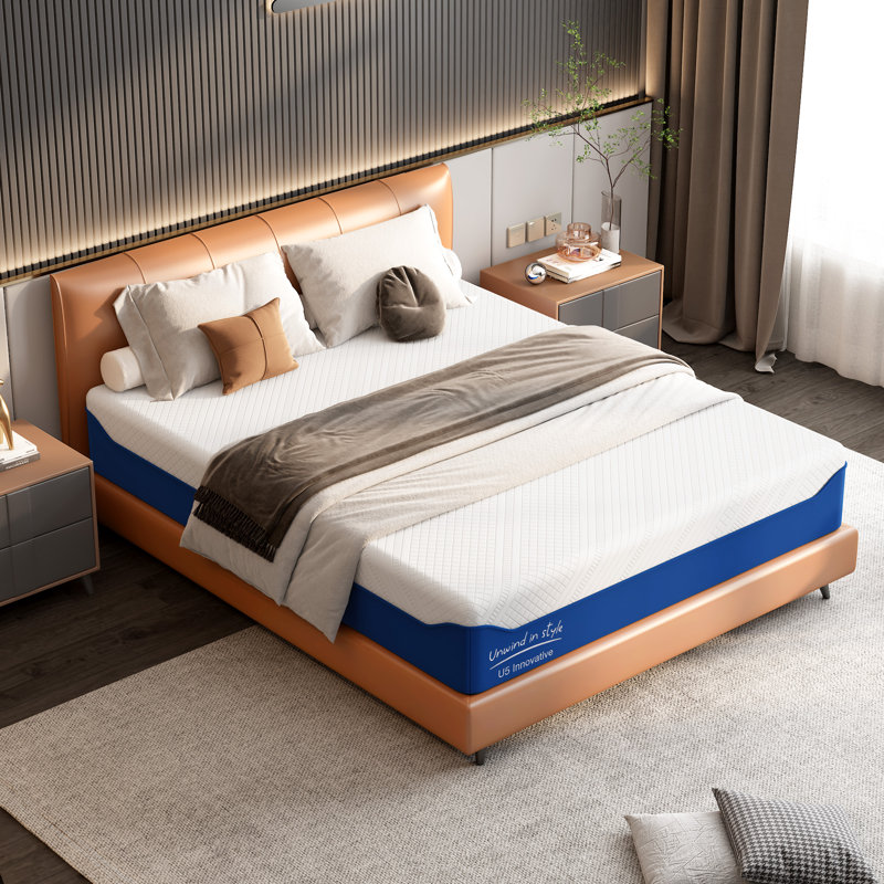 12" Medium Cooling Gel Memory Foam Mattress In a Box, Queen, 12"