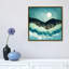 Montagnes bleu sarcelle - impression d'art graphique-54526442-54526431-54526429