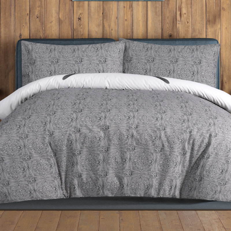 Teele Cotton Blend Animal Print Duvet Cover with Pillowcases, Single Duvet Cover + 1 Standard Pillowcase