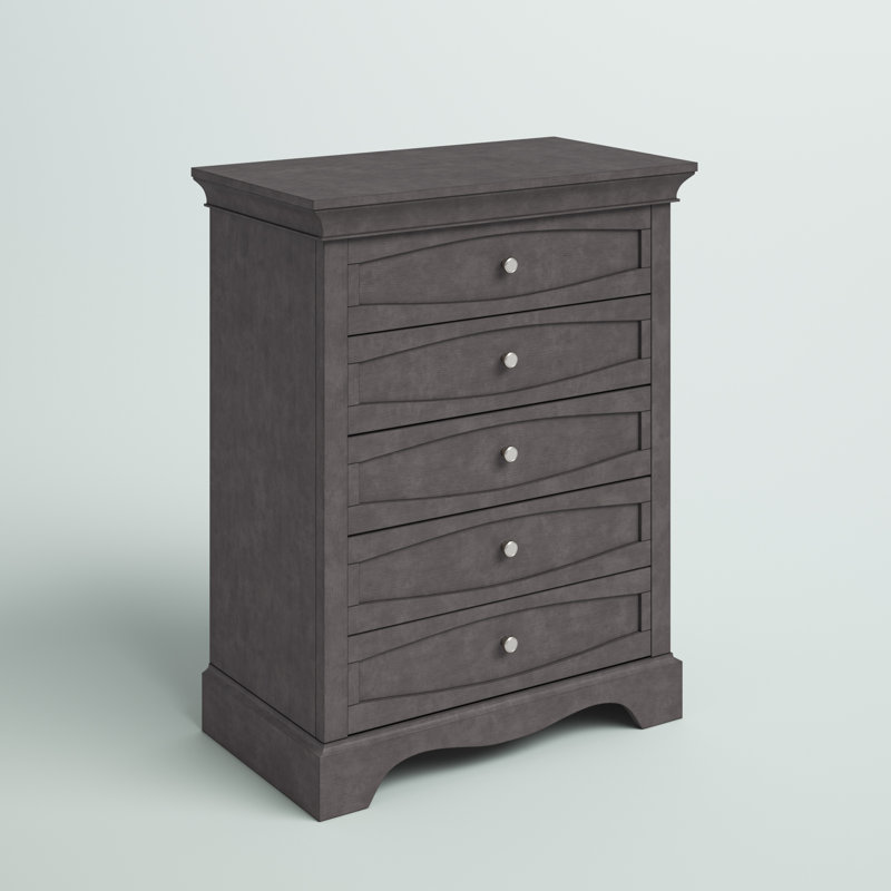 Adalee Kids 5 - Drawer Chest, Granite