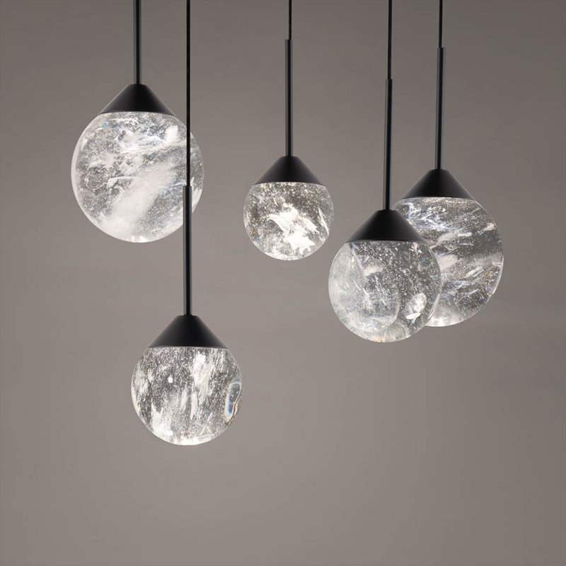 Quest 5 - Light LED Pendant, Black