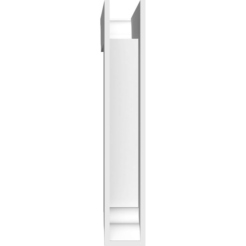 Support en uréthane standard avec extrémités traditionnelles brun clair l 3 po x P 14 po x H 18 po