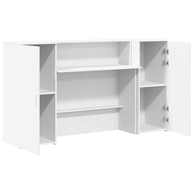 Baki Standing Desk, 103.5cm H x 180cm W x 50cm D, White