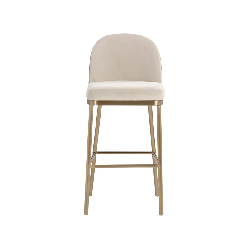 LAVANIA BARSTOOL - MEG TAUPE / PORCINI TAUPE, Bar Stool (30" Seat Height)