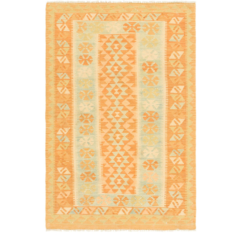 Tapis intérieur de la laine 3 pi x 5 pi "one-of-kind" à la main noué la new age Elland