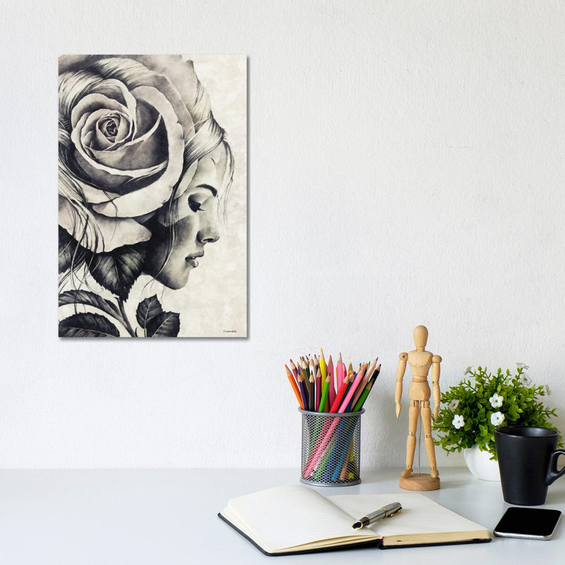 Florescence by Underdott Art - Wrapped Canvas Print, 20.32 cm H x 30.48 cm W