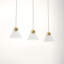 Jeffery 3 Light Glass Dimmable Pendant