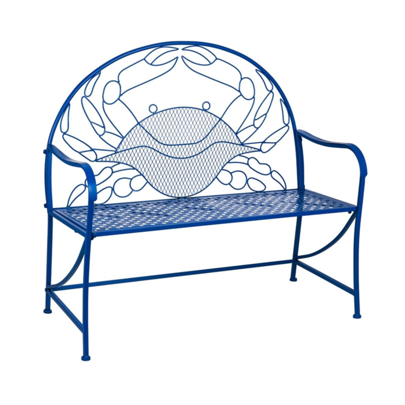 Banc de jardin en métal Crab