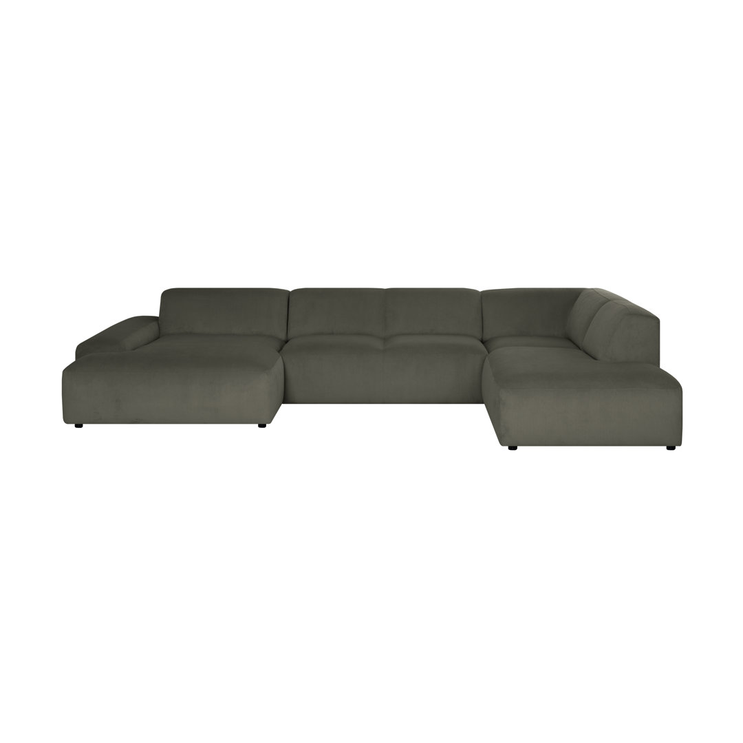 Wohnlandschaft Chiodo - großes Sofa Element - normale Länge Chaise Longue - Ottomane