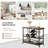 Quinte Metal Bar Cart