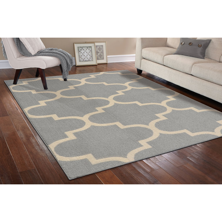 Tapis gris / ivoire Lynda