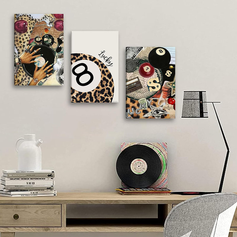 3 Piece Wrapped Canvas Wall Art