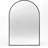 Metal Framed Arched Mirror, Accent Mirror, Bathrrom Mirror For Wall-382847584-382847586