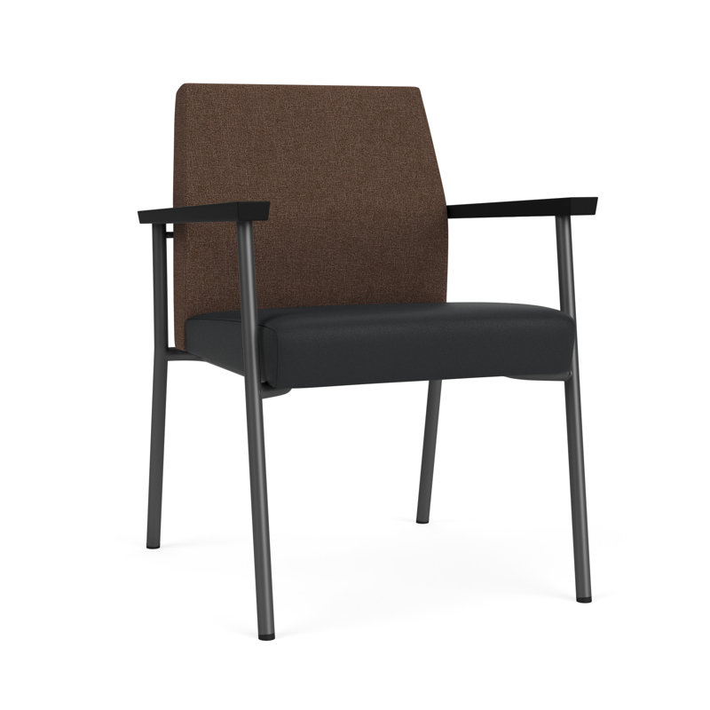 Lesro Chaise d'invité Mystic, Archetype café / Modena graphite, Gris anthracite