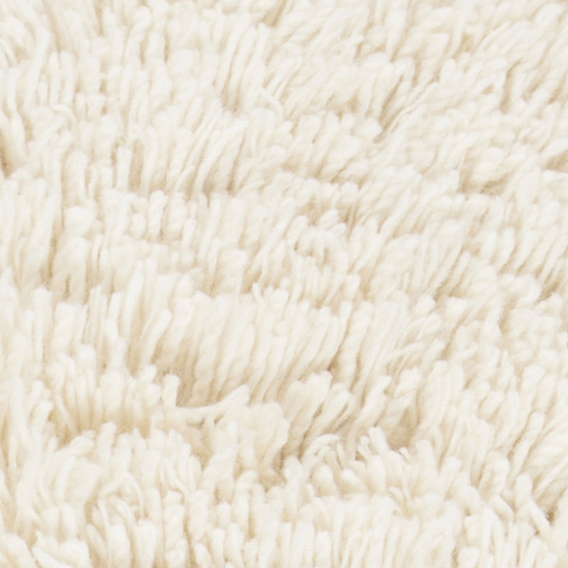 Noely Hand-Woven Cream Area Rug, 5' x 7'6"