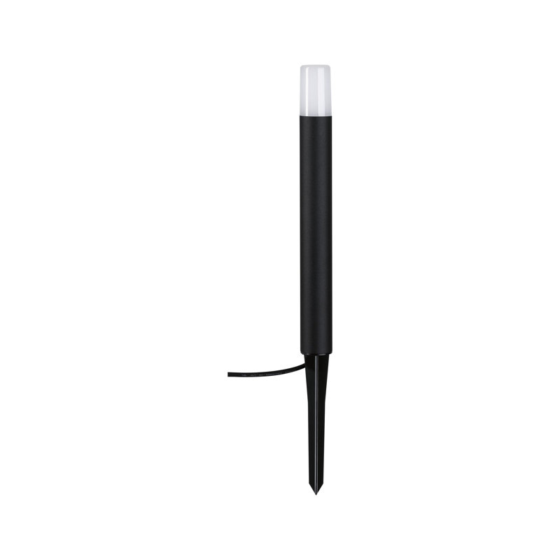 Flarea Integrated LED Metal Bollard Light, 40cm H x 4.5cm W x 4.5cm D