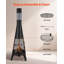 Chiminea, foyer extérieur au bois de 20 pouces, foyer conique pour barbecue et réchaud, foyer extérieur en bois avec grillage, manteau de cheminée et couvercle Chiminea antirouille, pour patio, jardin, cour