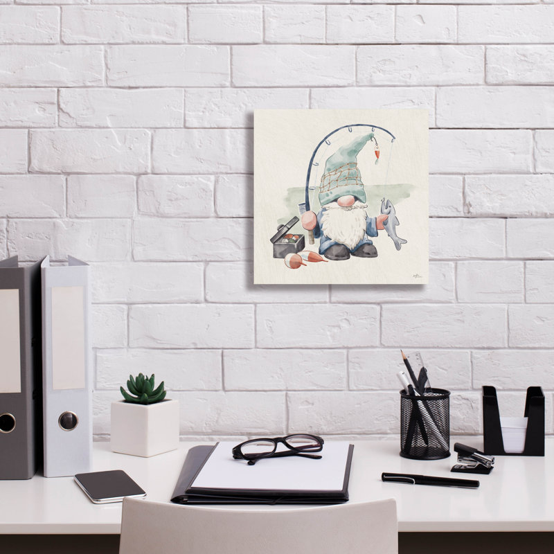 «Beach Gnomes» par Janelle Penner, H 12 po x l 12 po x P 0,75 po