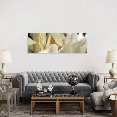 Magnolia Flowers #4 - Wrapped Canvas Panoramic Print