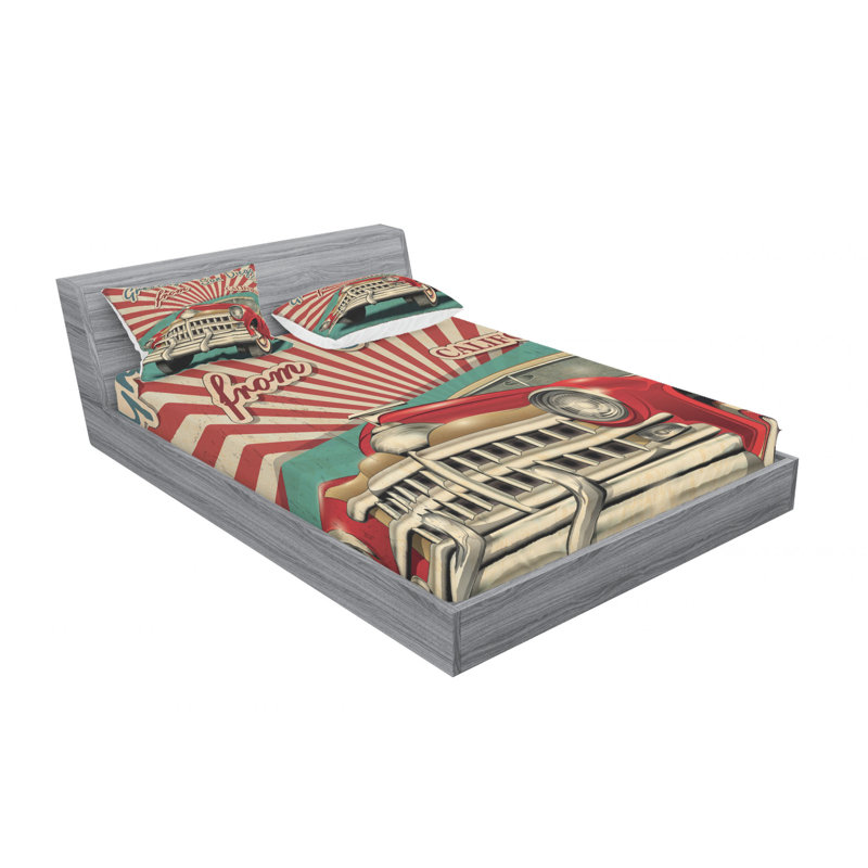 Microfiber Sheet Set, Queen Sheet Set with Fitted Sheet