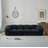 French Retro Design Black Sofa
