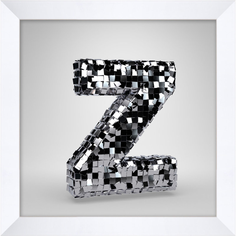 Disco Letter Z Print by Mat Sanders