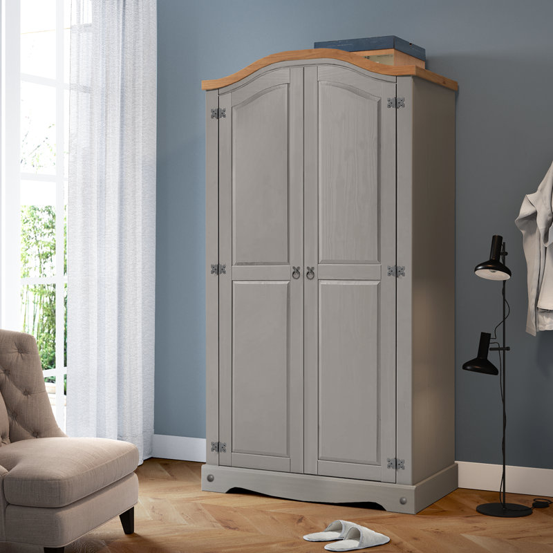 Bridewell 2 Door Wardrobe, Grey