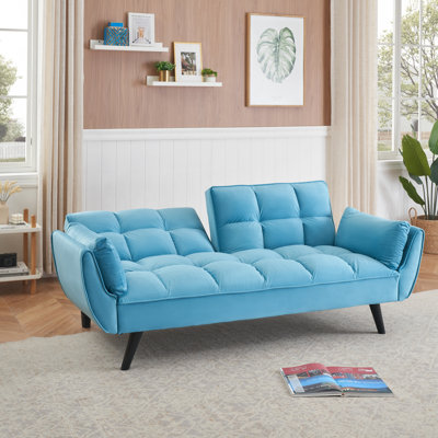 57 " Sofa  Soft Two Armrests