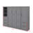 Queen-Sized Murphy Wall Bed Integrated With Wardrobe Storage Space-237504722