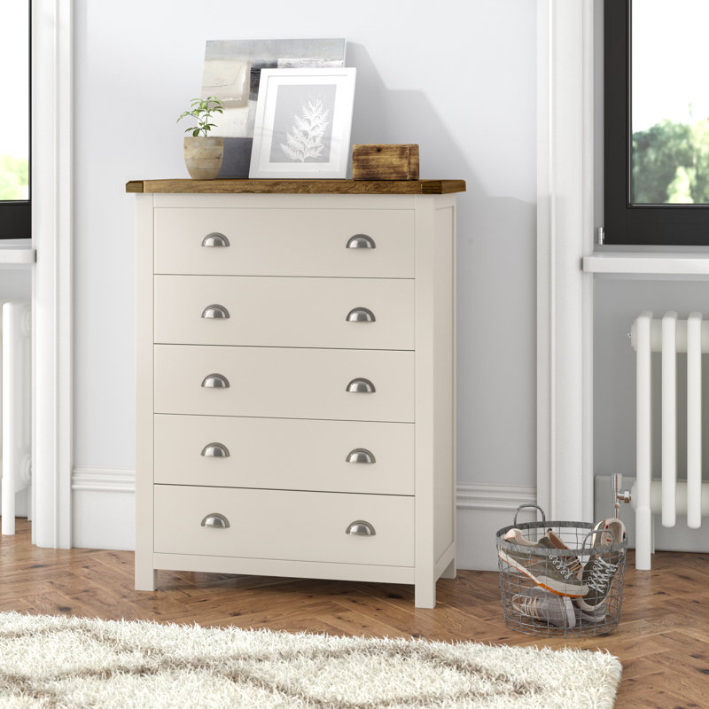 90cm W 5 - Drawer Chest of Drawers