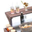 Îlot de cuisine extérieur avec tablette surélevée-919625851