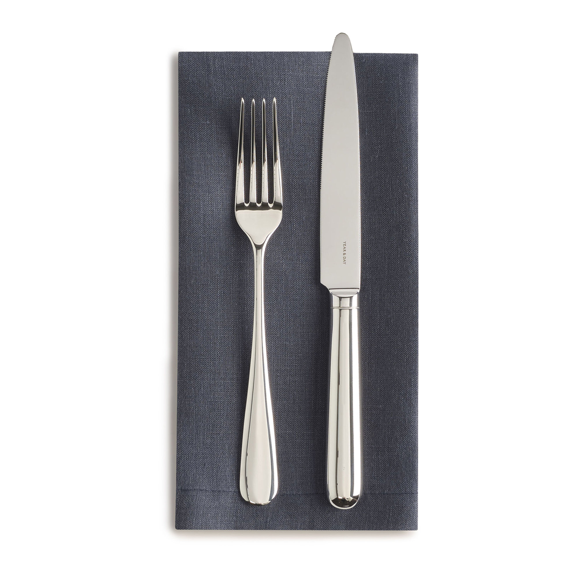 Year & Day Linen Napkins, Set Of 4, Navy