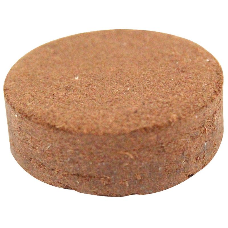 Compact Tan Coco Coir Seed Starter Pellets, 0.8 Inches, 180-Pack