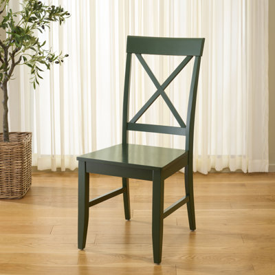 Chaise d'appoint à dossier en X Cierra