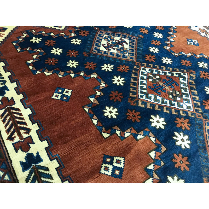 Hand-Knotted High-Quality Brown Area Rug