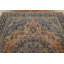 Tapis floral persan Mashad en laine noué à la main 8 x 11