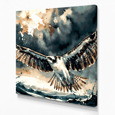 Birds Osprey Blue Canvas Wall Art