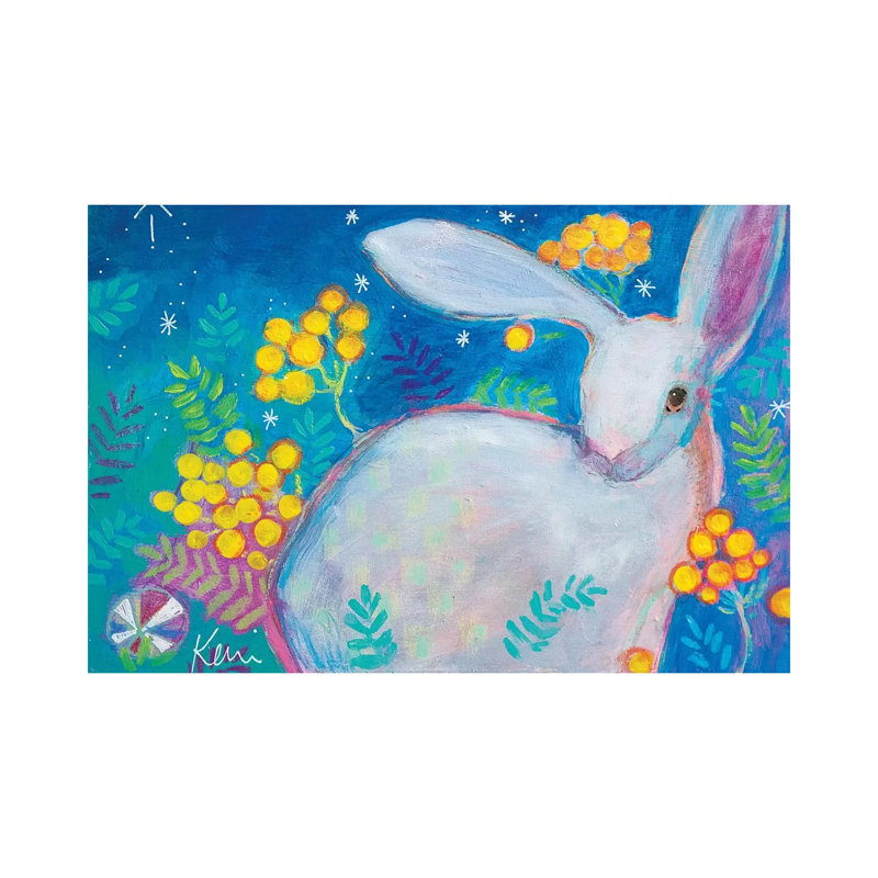 Wild in the Garden 1 Piece Wrapped Canvas Wall Art