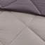 King Size 3M Comforter - , 2 Shams, Grey, Machine Washable Bedding Diamond Quilting Down Alternative, Washable, Grey-121054759-121054758