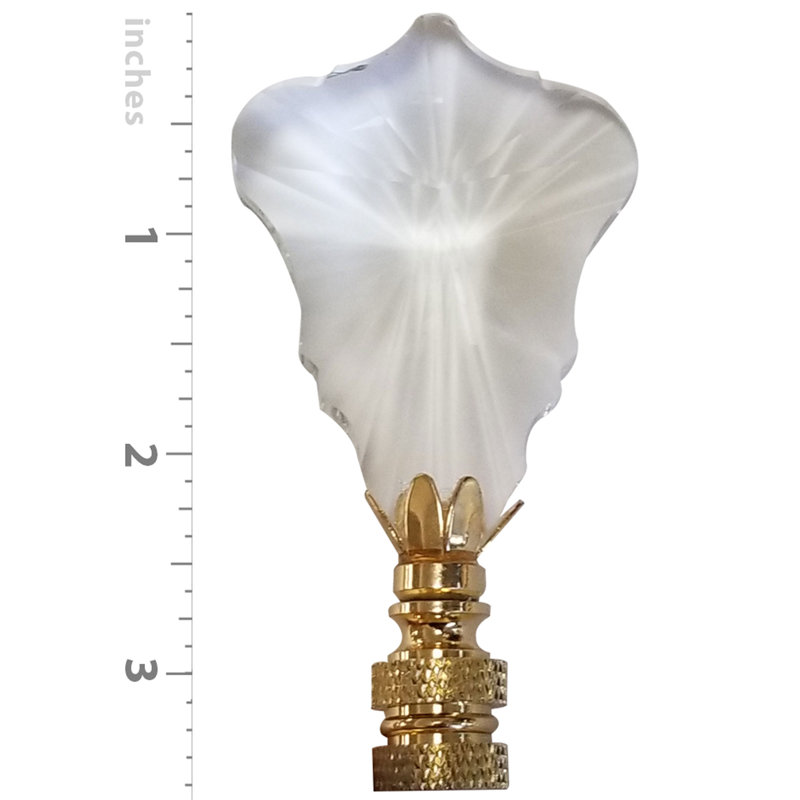 Strass Pendalogue Faceted Crystal Lamp Finial