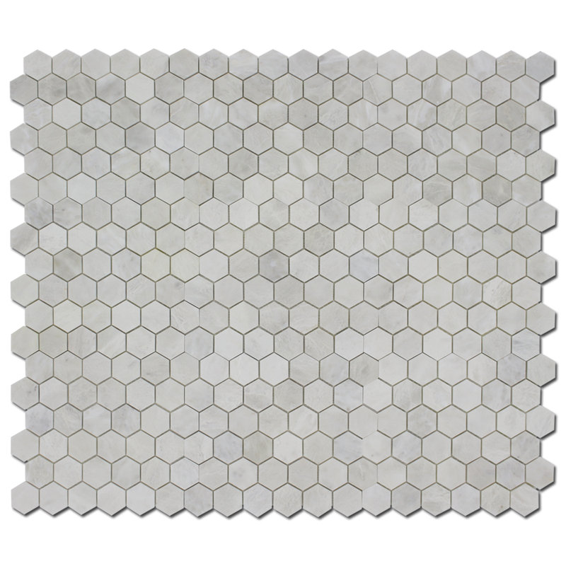 MOSAIQUE MONDAQUE DE 2 po HONED, Gris