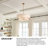 Graham Three-Light Semi-Flush Mount Ceiling Light w/ Faux Parchment Shades-55175299
