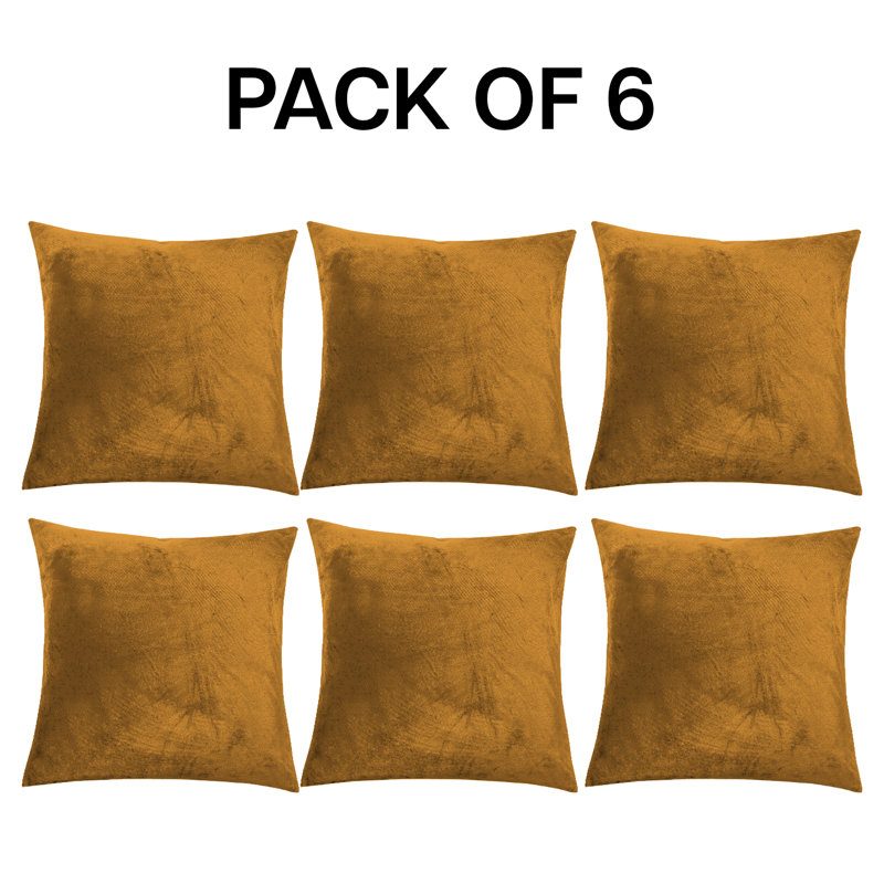 Square Cushion Cover, Ochre