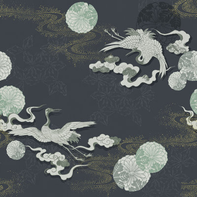 Yuki Osada Non-Pasted Satin Wallpaper Double Roll by Yuki Osada