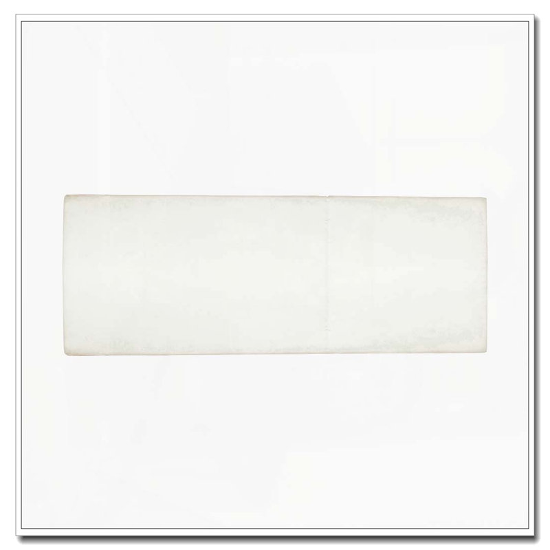 Méridienne en bois massif, Blanc + coussin crème